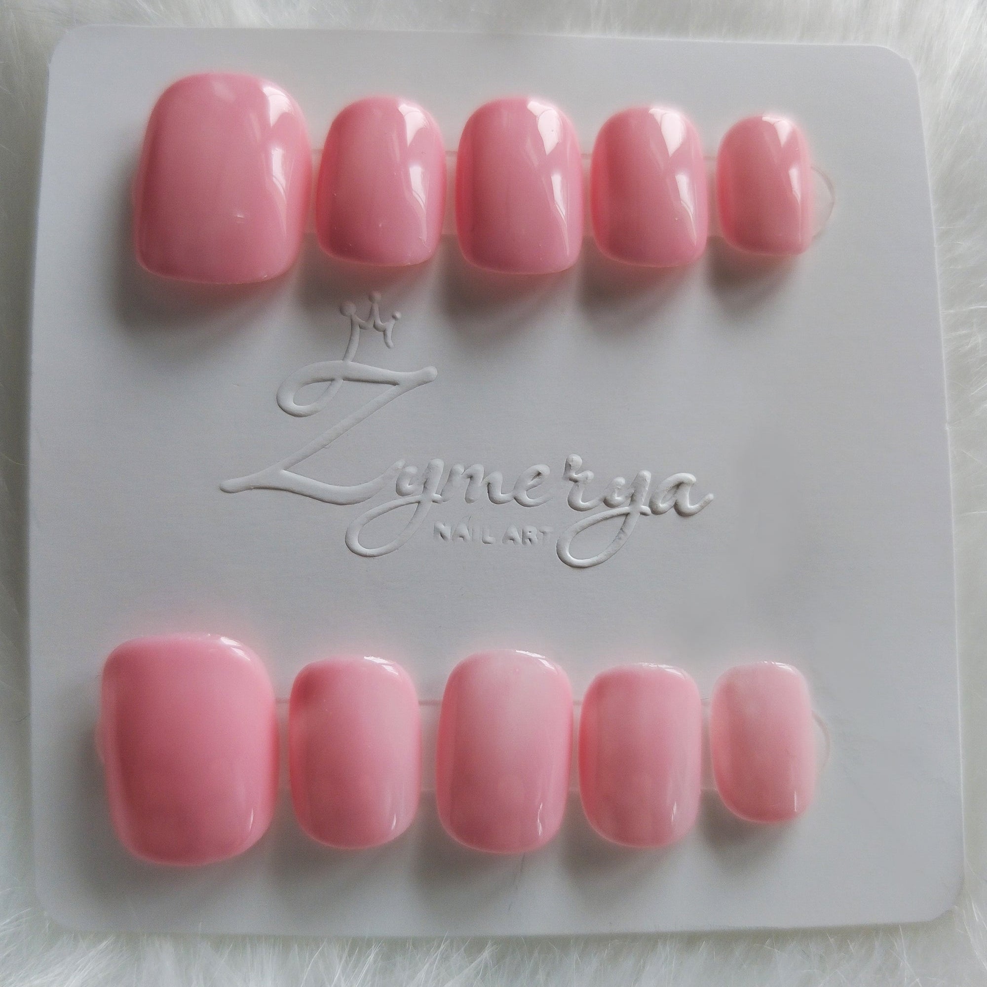 Ongles de savon "Rose pur"