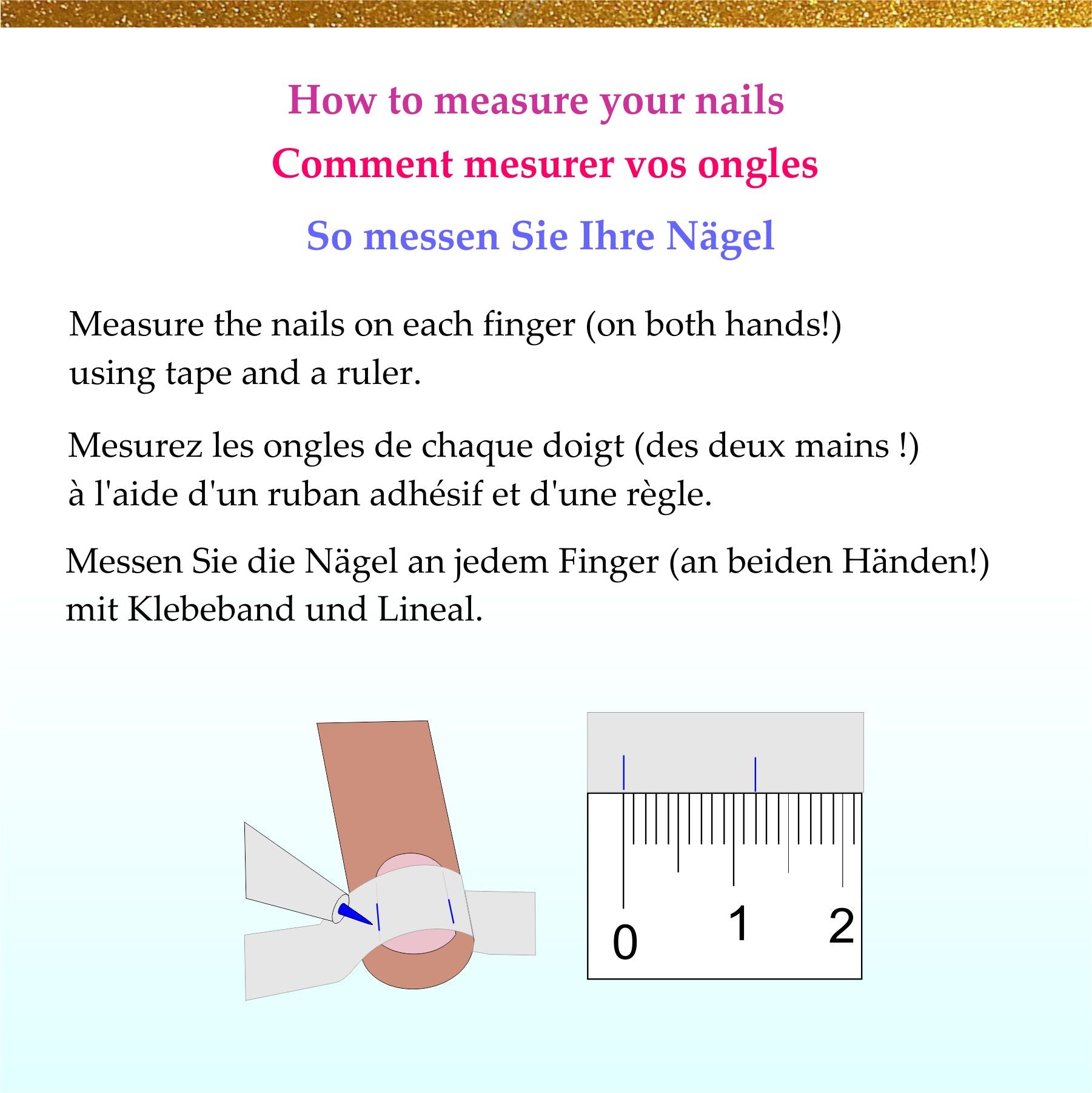 Quartz rose, 10 faux ongles