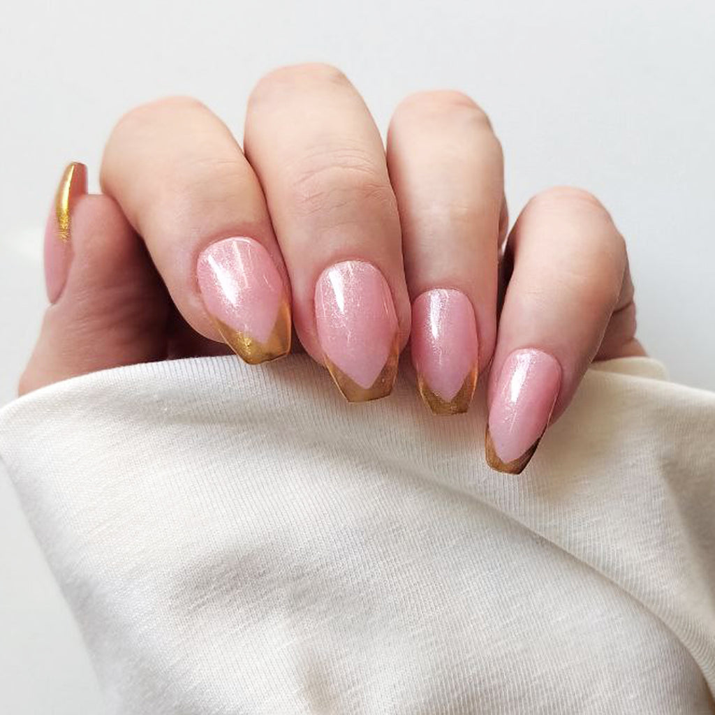 Rosa francese nude con oro