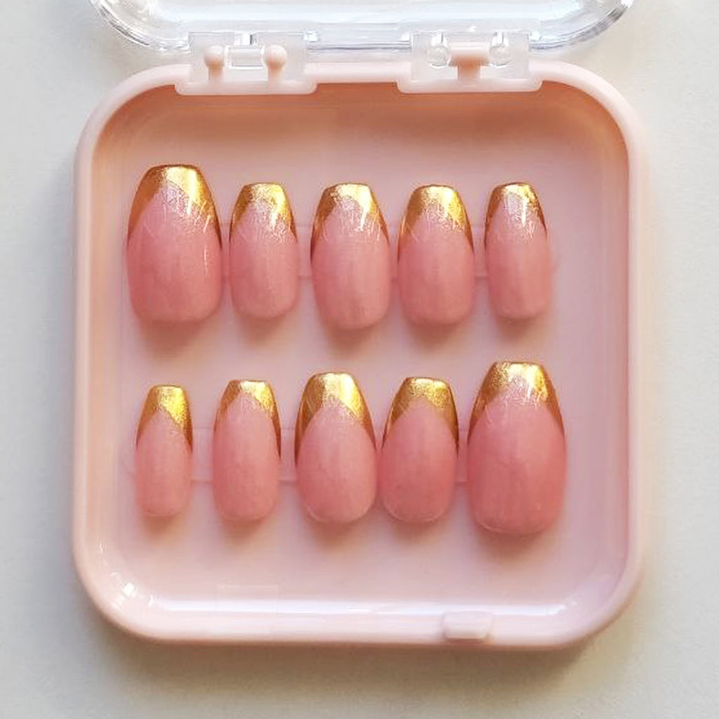 Rosa francese nude con oro