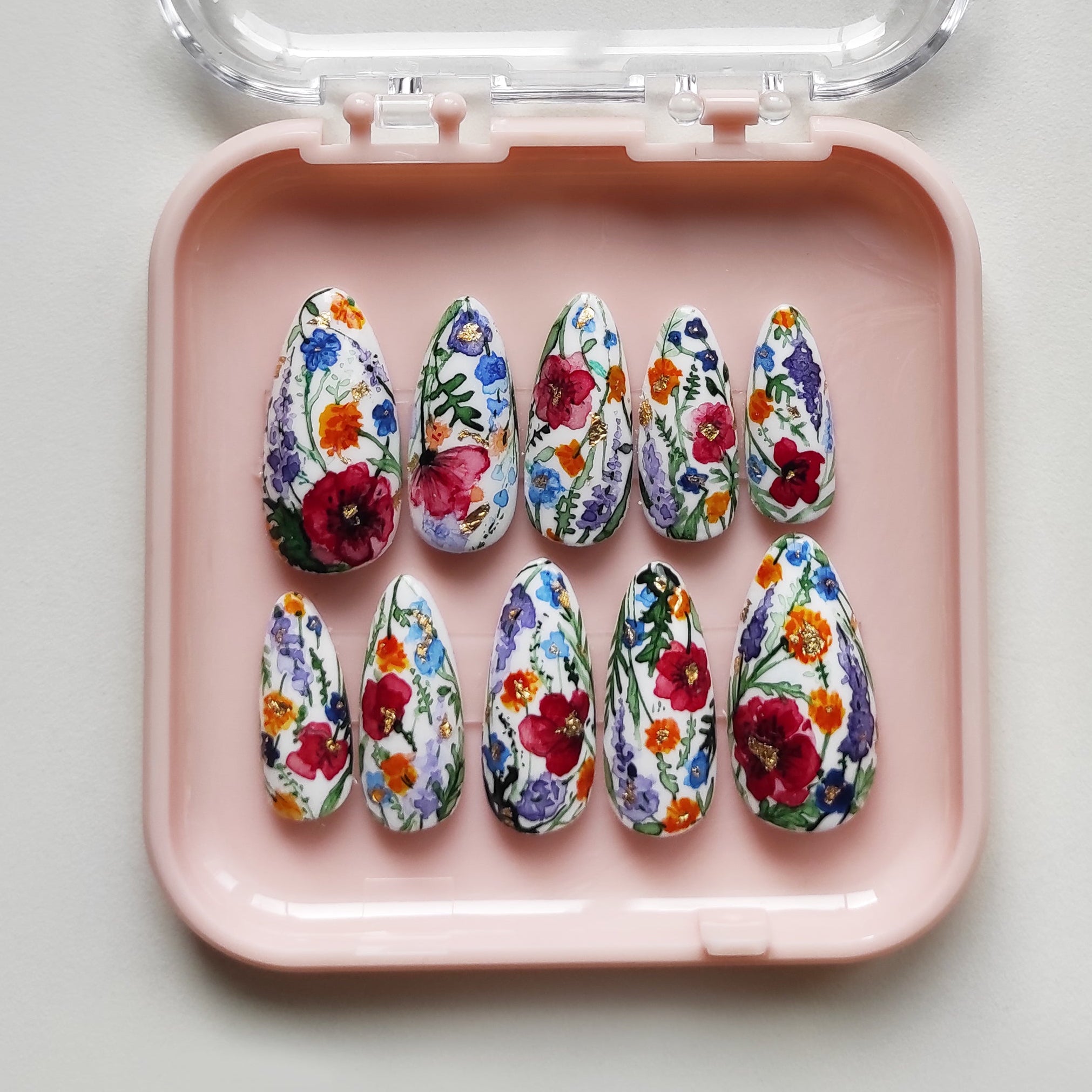 Fleurs sauvages, aquarelle