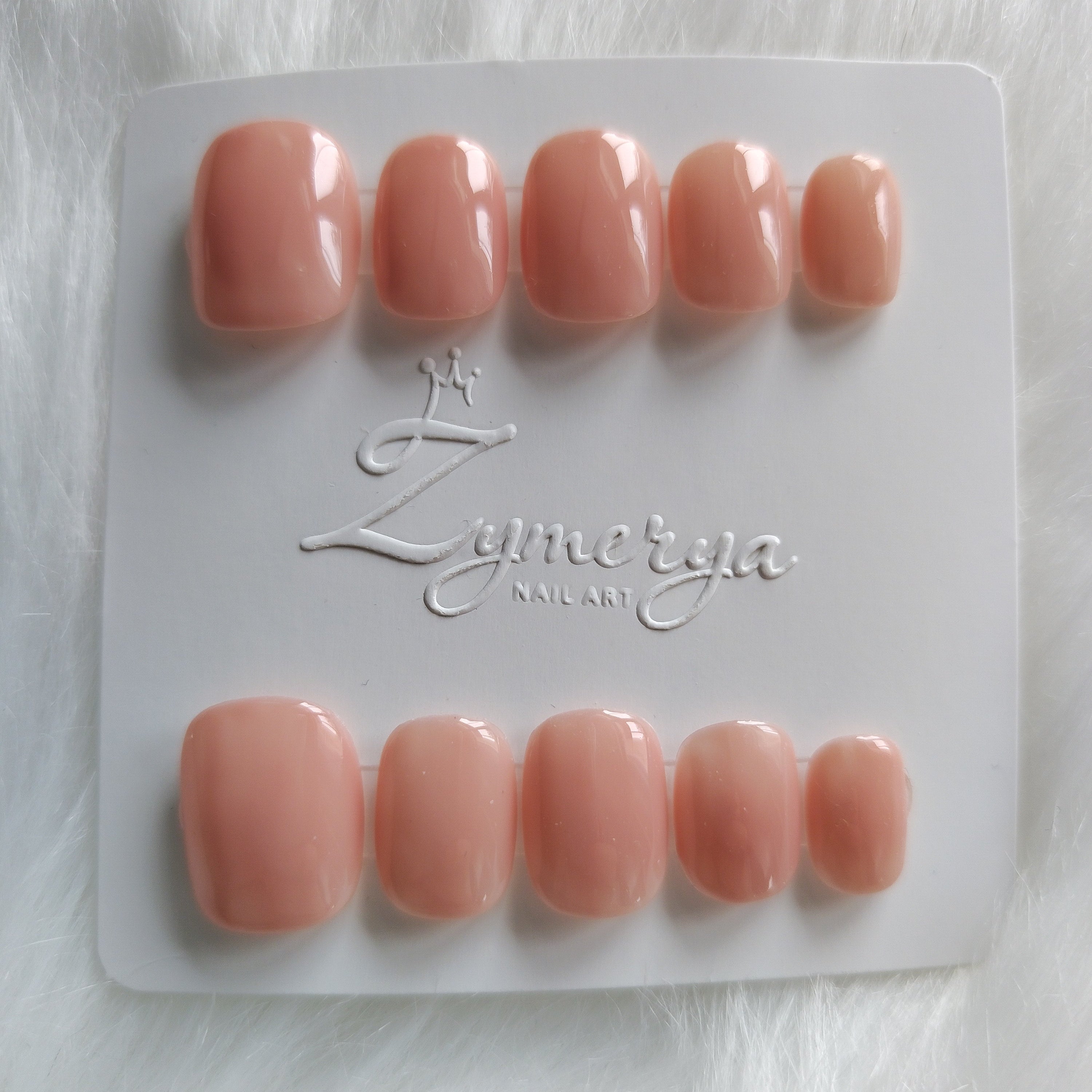 Ongles de savon "Fraîcheur de la pêche"