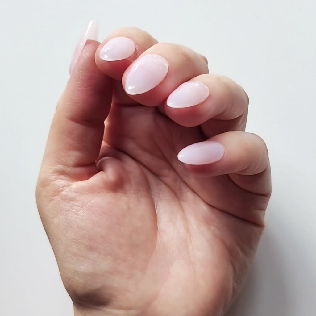 Quartz rose, 10 faux ongles
